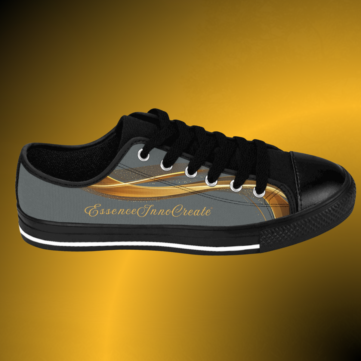 Steel Grey Lowtops | EssenceInnoCreate Flow Sneakers
