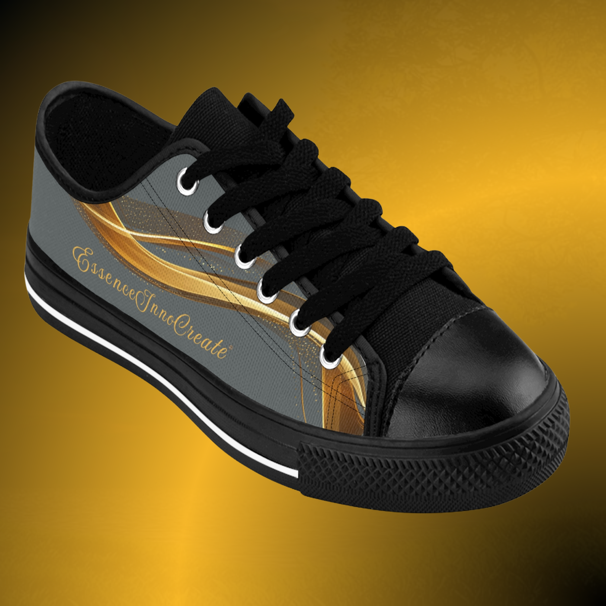 Steel Grey Lowtops | EssenceInnoCreate Flow Sneakers