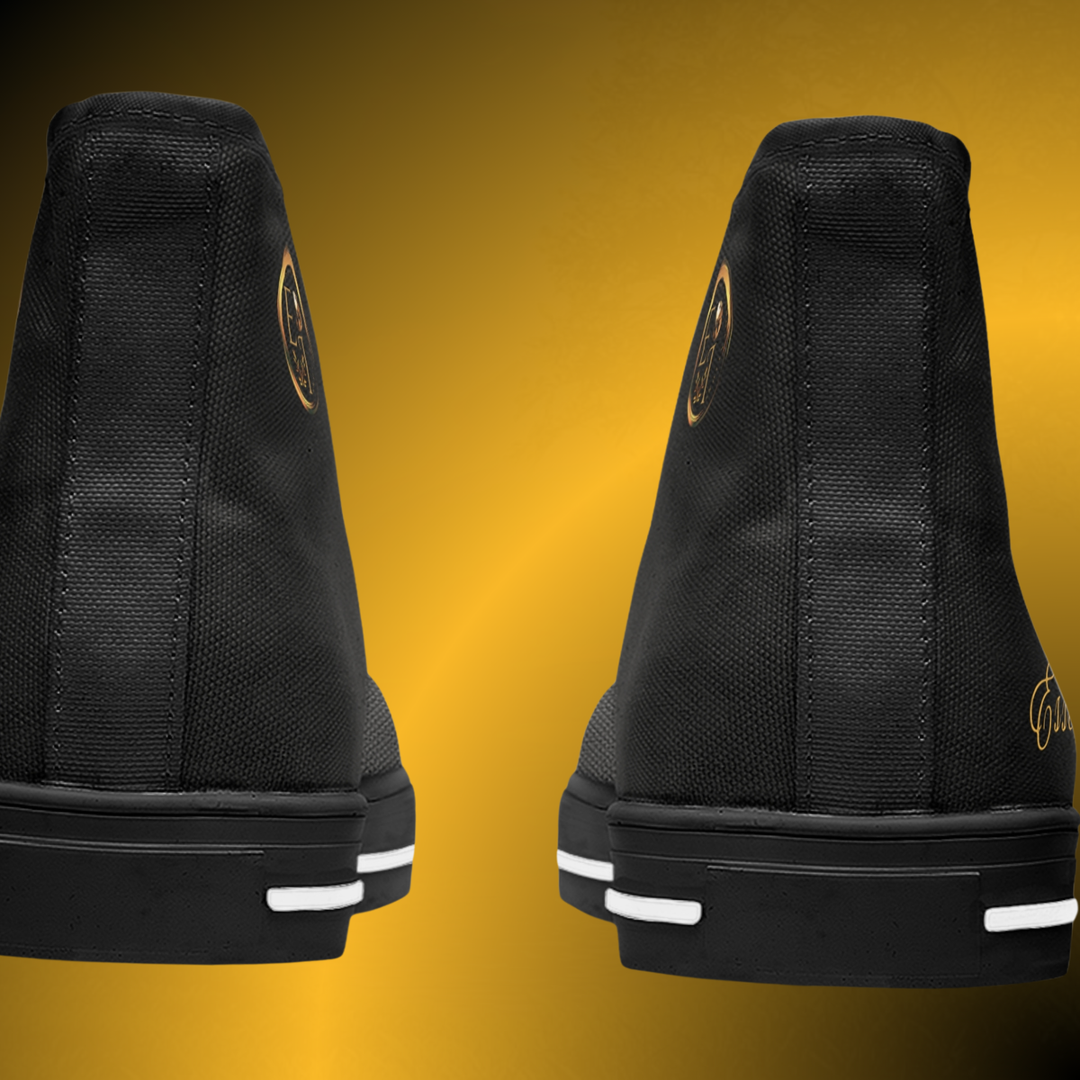 Essence Innovation High-Top Sneakers | Classic Edition | Black Canvas
