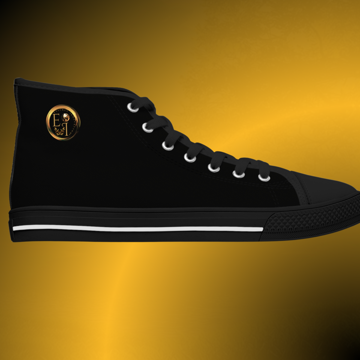 Essence Innovation High-Top Sneakers | Classic Edition | Black Canvas