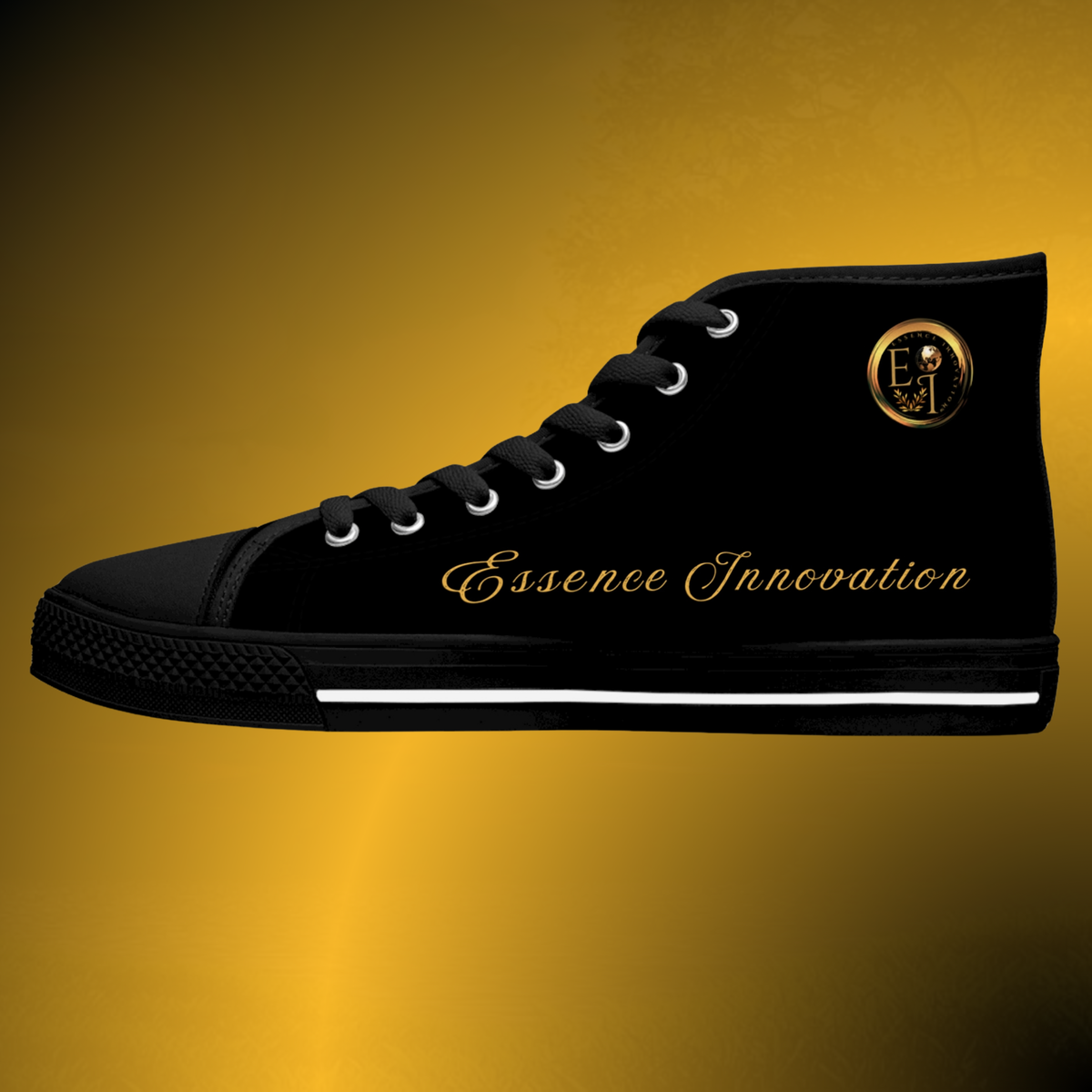 Essence Innovation High-Top Sneakers | Classic Edition | Black Canvas
