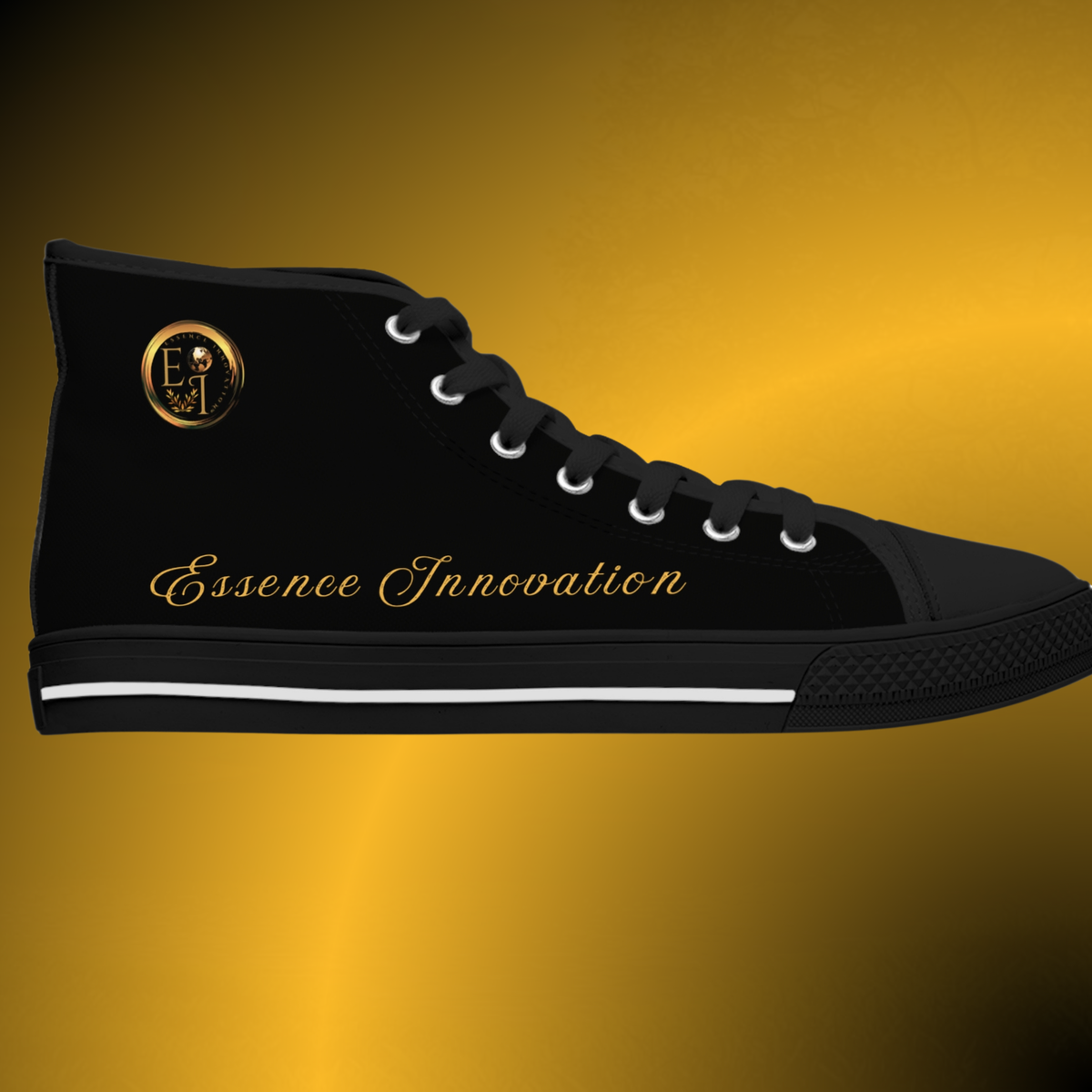 Essence Innovation High-Top Sneakers | Classic Edition | Black Canvas