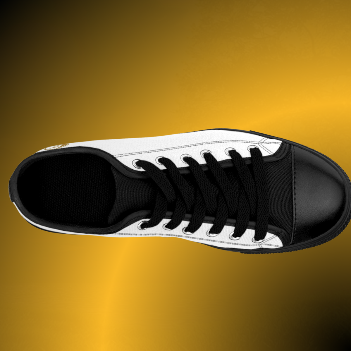 Women’s Essence Core Canvas Low Tops – Blanc Noir Edition