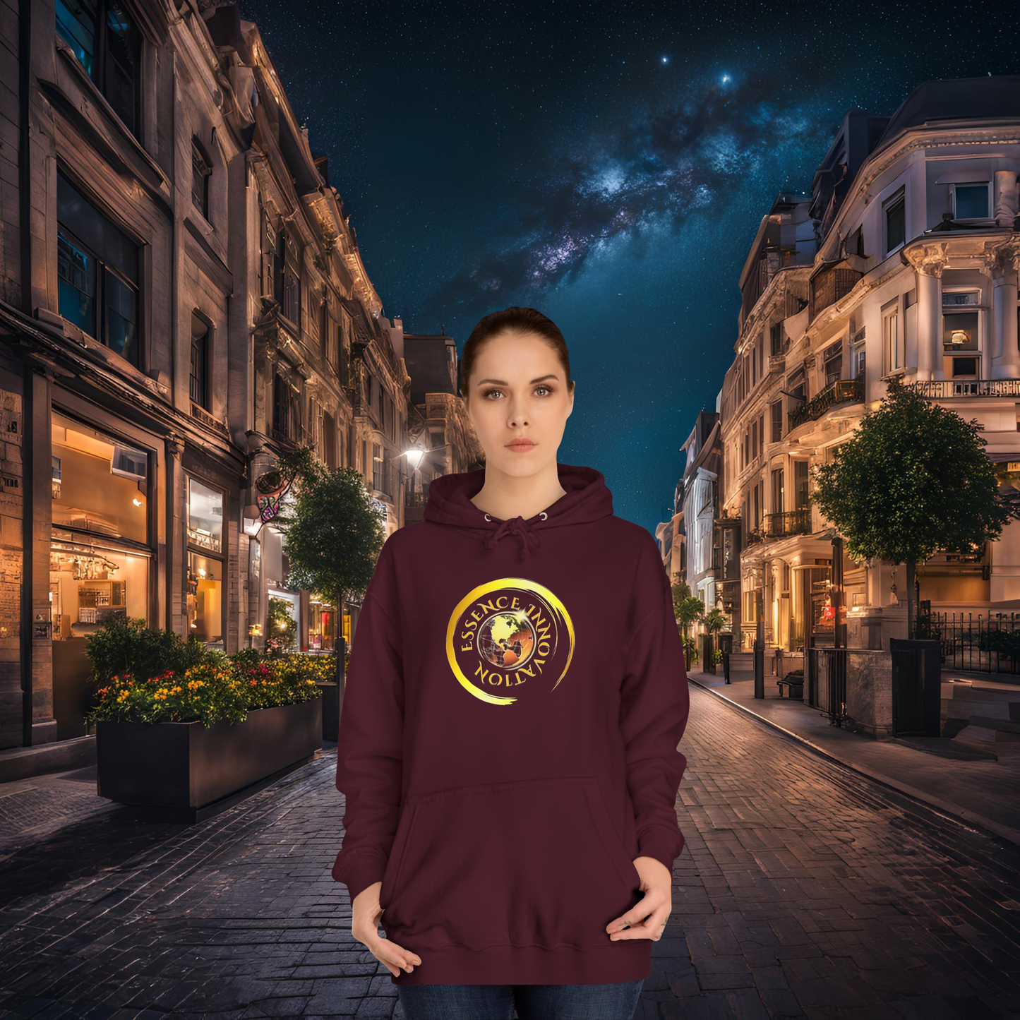 Seek More Burgundy | Luxury Hoodie | EI Fashion Apparel