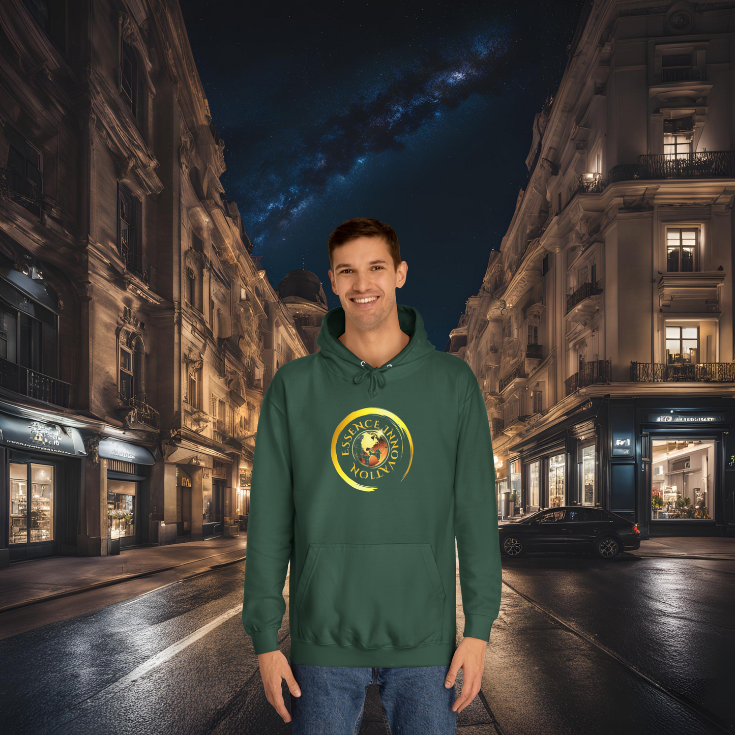 Seek More Bottle Green | Luxury Hoodie | EI Fashion Apparel
