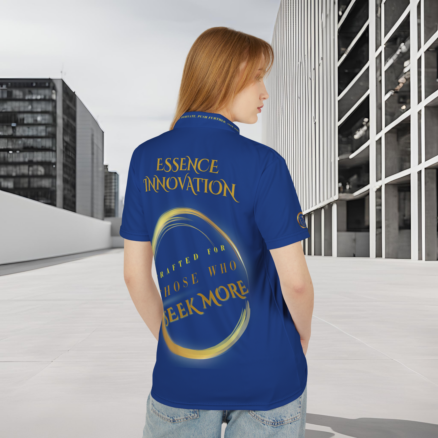 Seek More Elevation XIII | Unisex Performance Polo Dark Blue | EI Sports