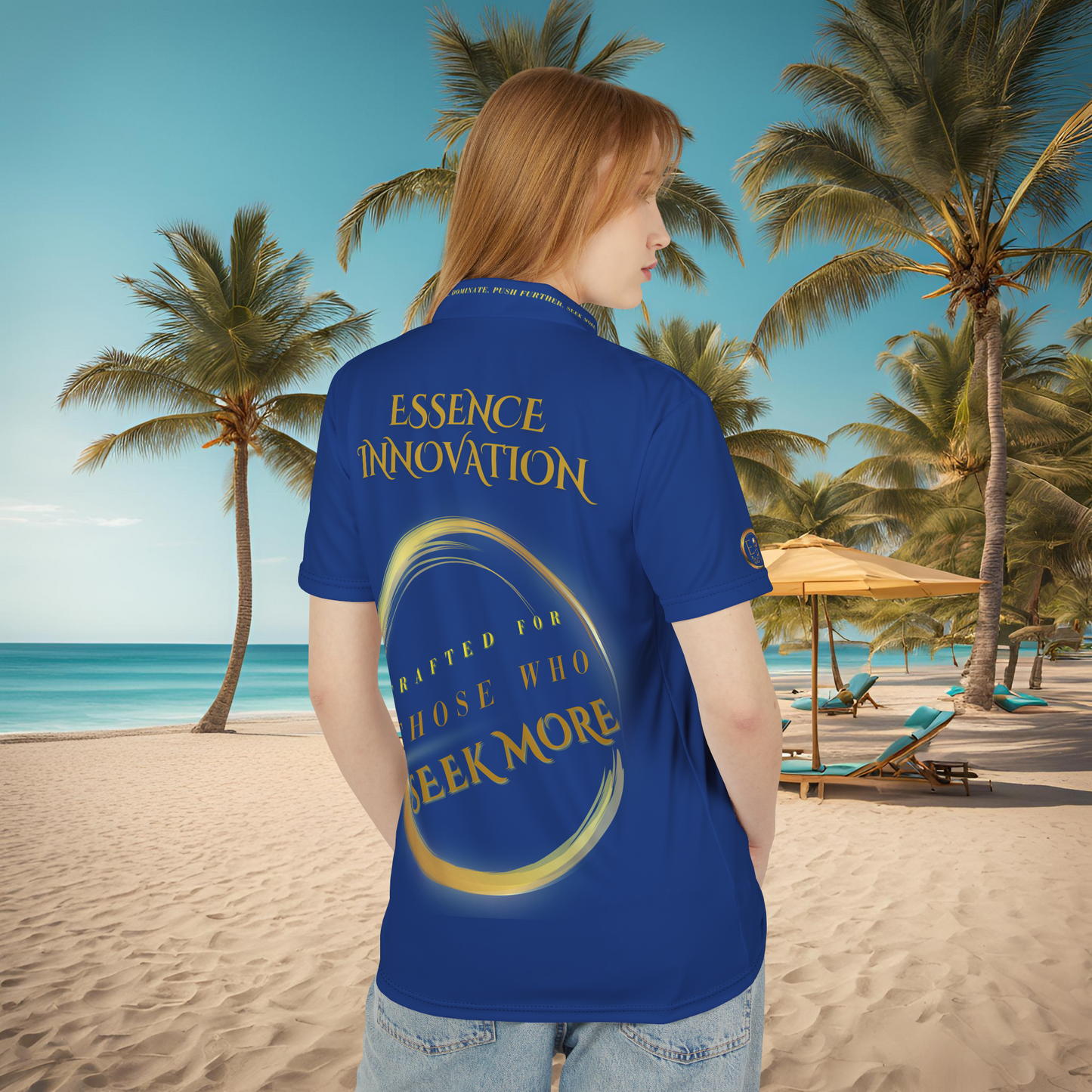 Seek More Elevation XIII | Unisex Performance Polo Dark Blue | EI Sports