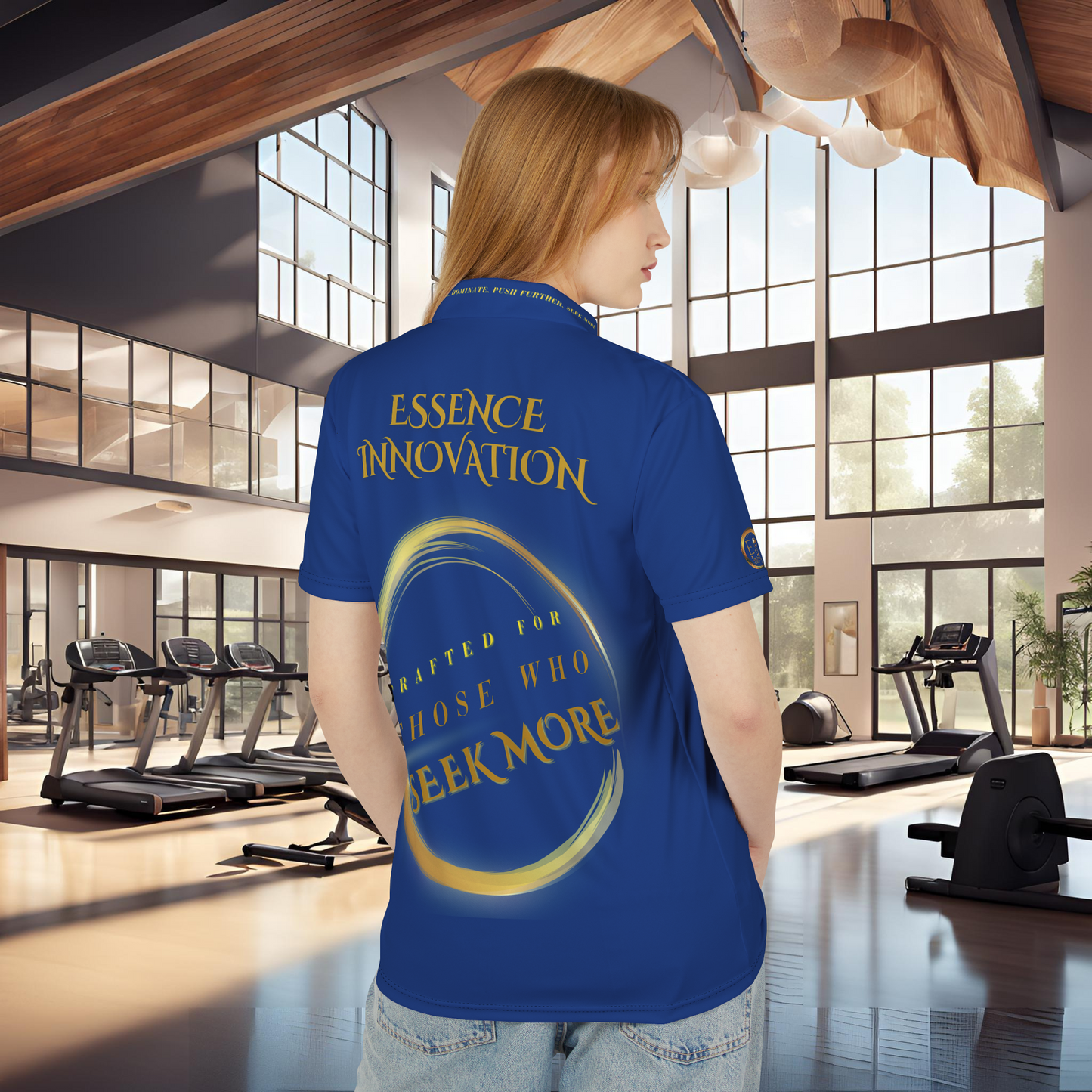 Seek More Elevation XIII | Unisex Performance Polo Dark Blue | EI Sports