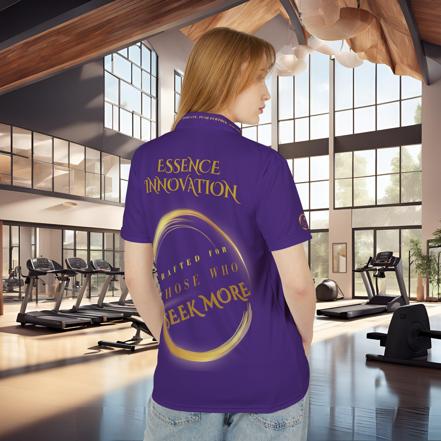 Seek More Elevation XVI | Unisex Performance Polo Purple | EI Sports