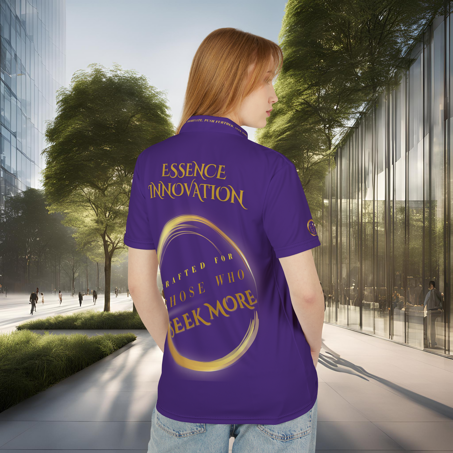 Seek More Elevation XVI | Unisex Performance Polo Purple | EI Sports