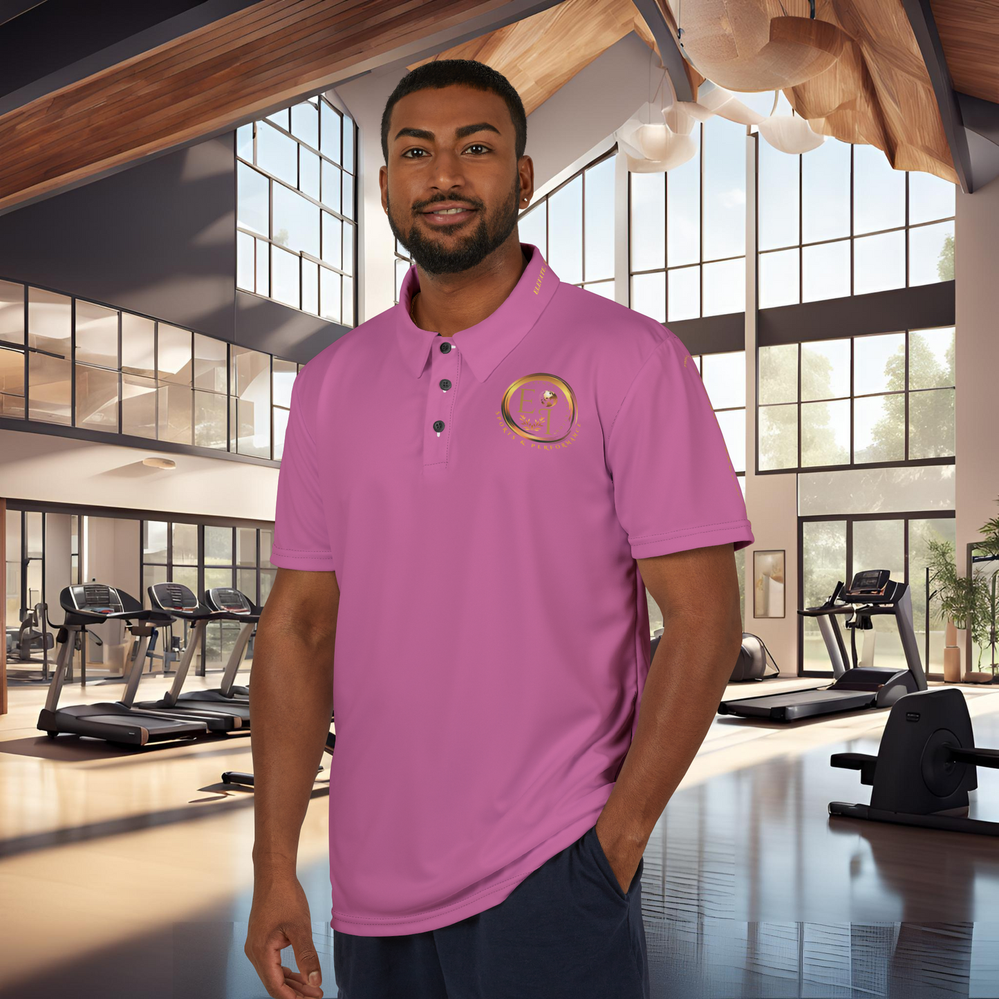 Seek More Elevation XVII | Unisex Performance Polo Light Pink | EI Sports