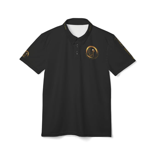 Seek More Elevation VII | Unisex Performance Polo Black | EI Sports