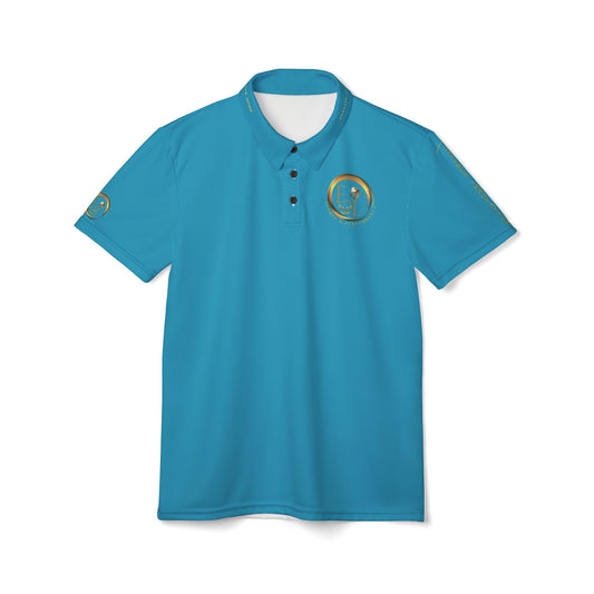 Seek More Elevation XV | Unisex Performance Polo Turquoise | EI Sports