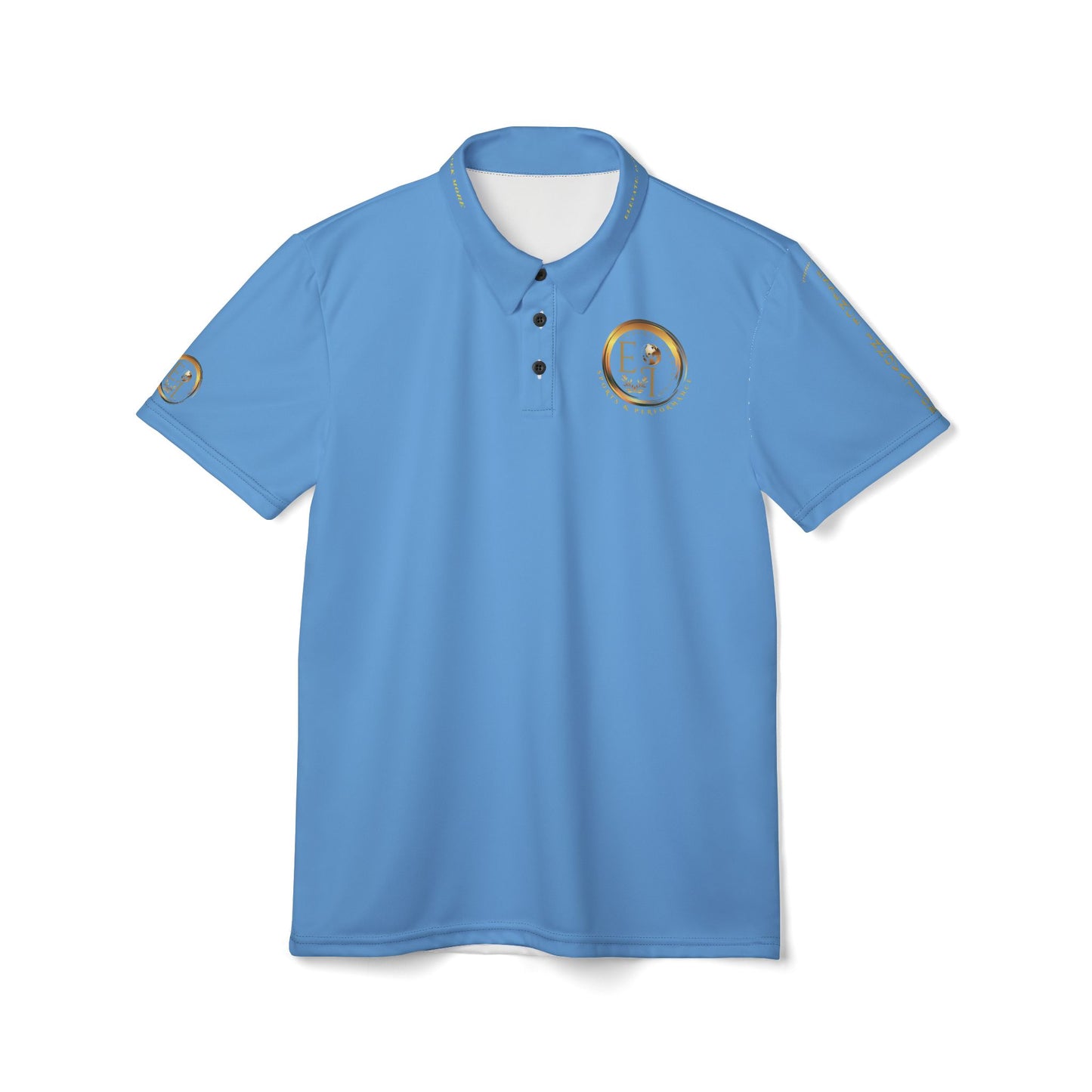Seek More Elevation XIV | Unisex Performance Polo Light Blue | EI Sports