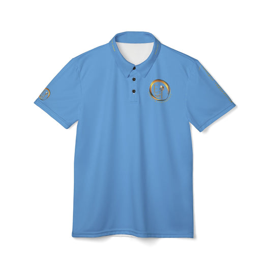 Seek More Elevation XIV | Unisex Performance Polo Light Blue | EI Sports