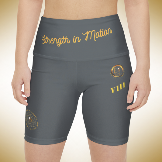 Strength In Motion VIII | Ladies Workout Shorts | Dark Grey