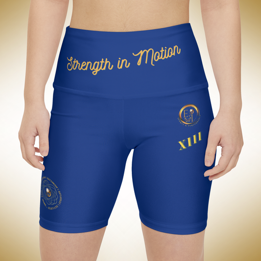Strength In Motion XIII | Ladies Workout Shorts | Dark Blue