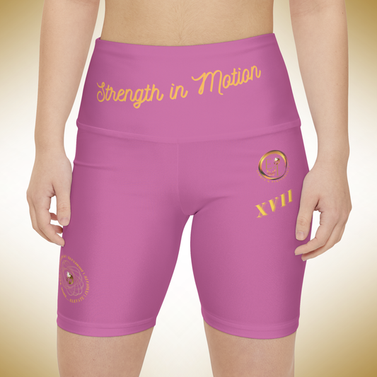 Strength In Motion XVII | Ladies Workout Shorts | Light Pink