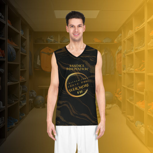 Precision VII Basketball Jersey | Seek More | Black