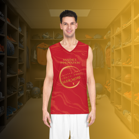 Precision X Basketball Jersey | Seek More | Dark Red