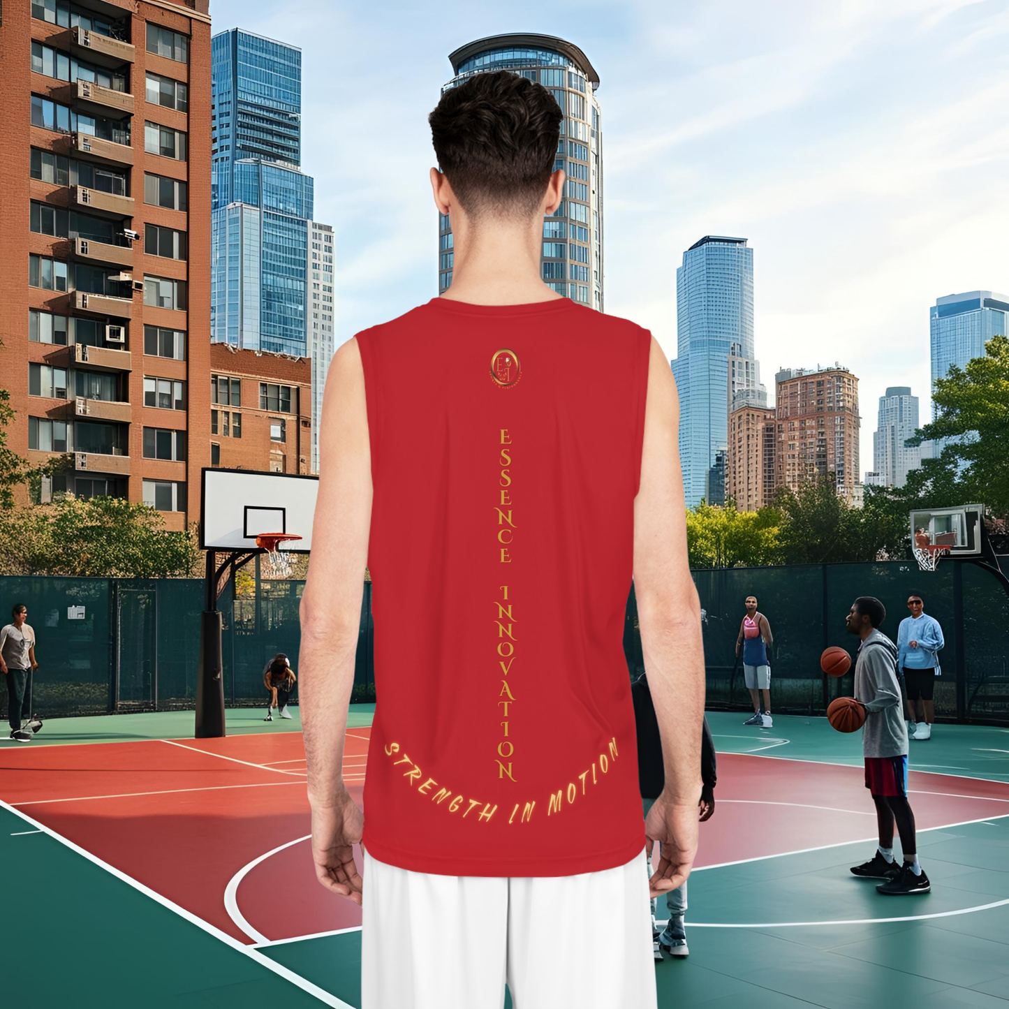 Velocity X Basketball Jersey | Seek More | Dark Red