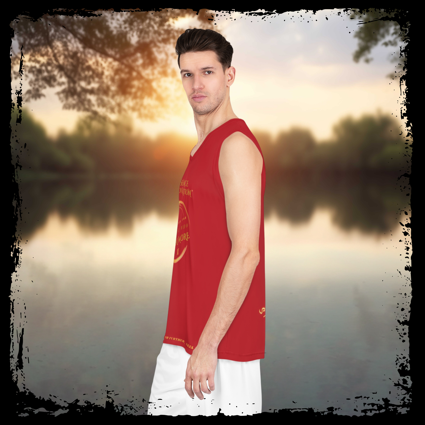 Velocity X Basketball Jersey | Seek More | Dark Red