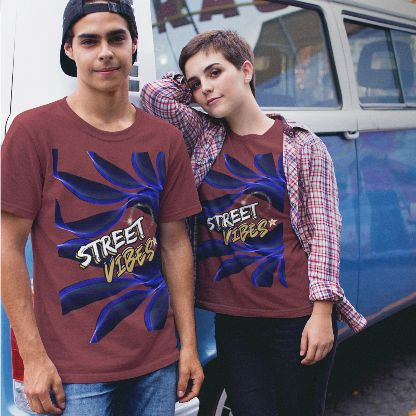 Street Vibes Cotton T-Shirt | EssenceInnoCreate | 12 Colors