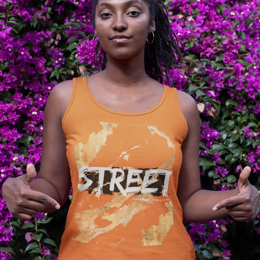 STREET Gold Graffiti XI | Unisex Tank Top | Orange