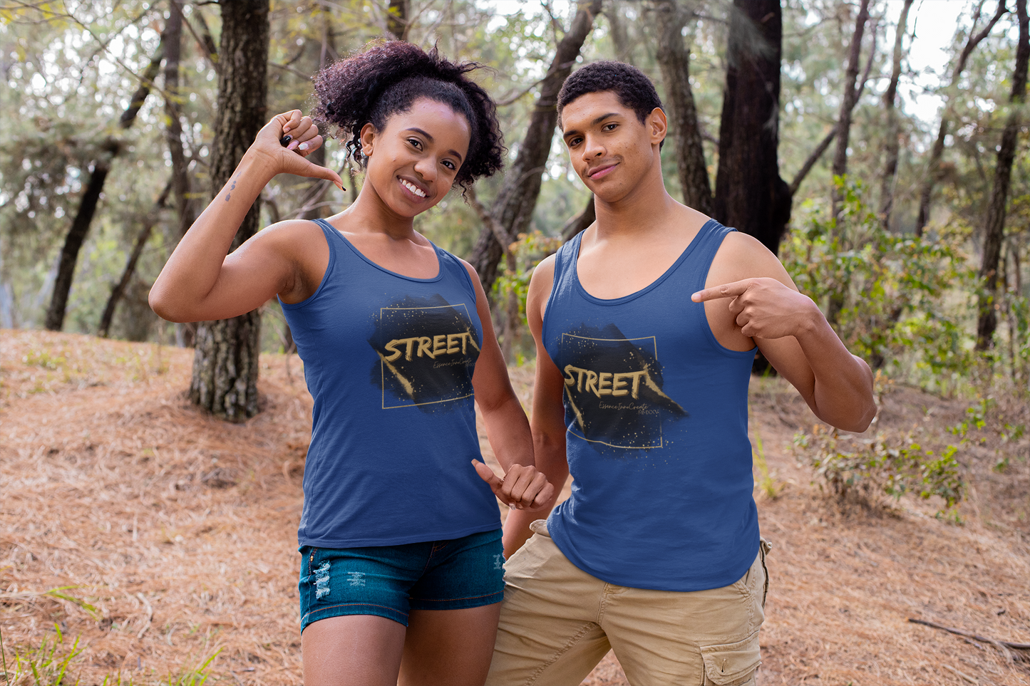 Street Wear Tank XIII | EssenceInnoCreate | Dark Blue