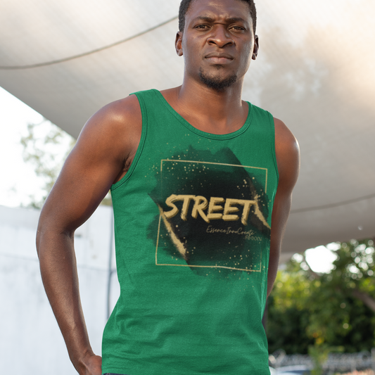 Street Wear Tank XII | EssenceInnoCreate | Dark Green