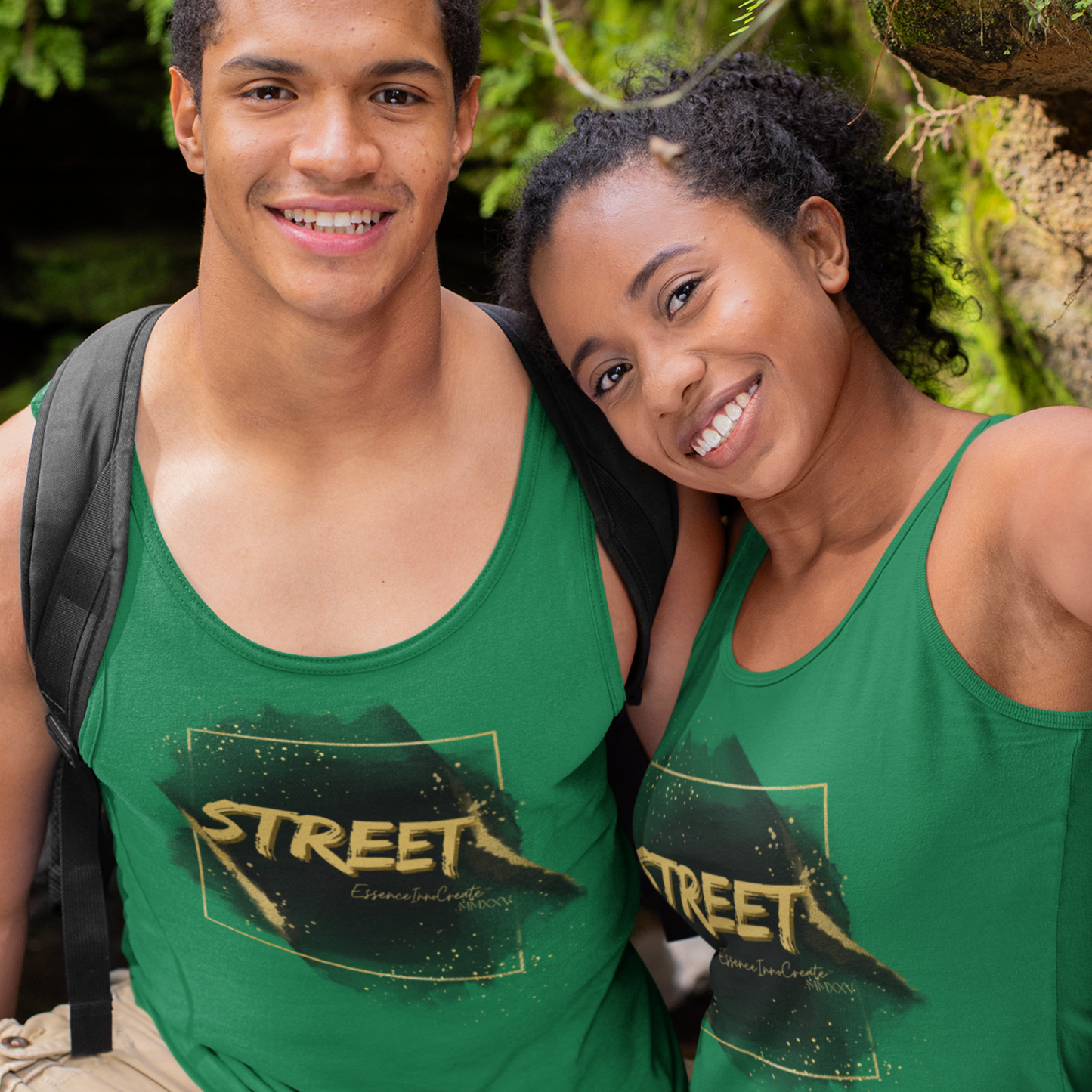 Street Wear Tank XII | EssenceInnoCreate | Dark Green