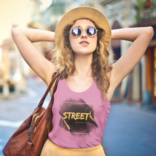 Street Wear Tank XVII | EssenceInnoCreate | Light Pink