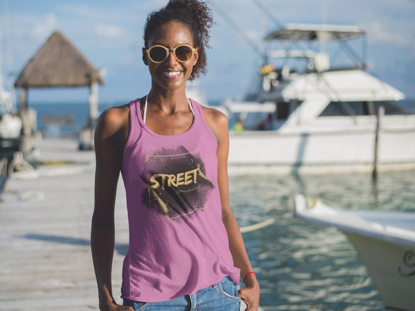 Street Wear Tank XVII | EssenceInnoCreate | Light Pink