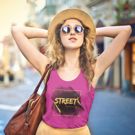 Street Wear Tank XVIII | EssenceInnoCreate | Pink