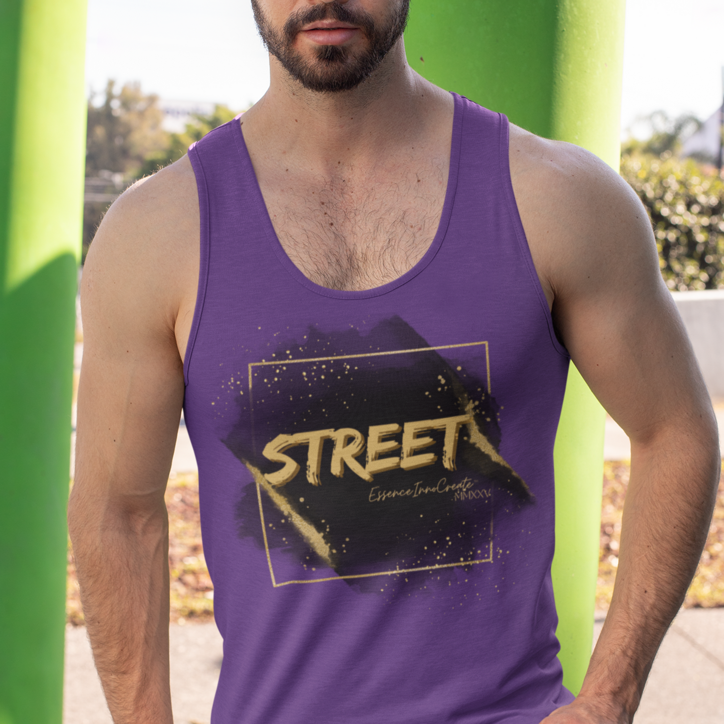 Street Wear Tank XVI | EssenceInnoCreate | Purple