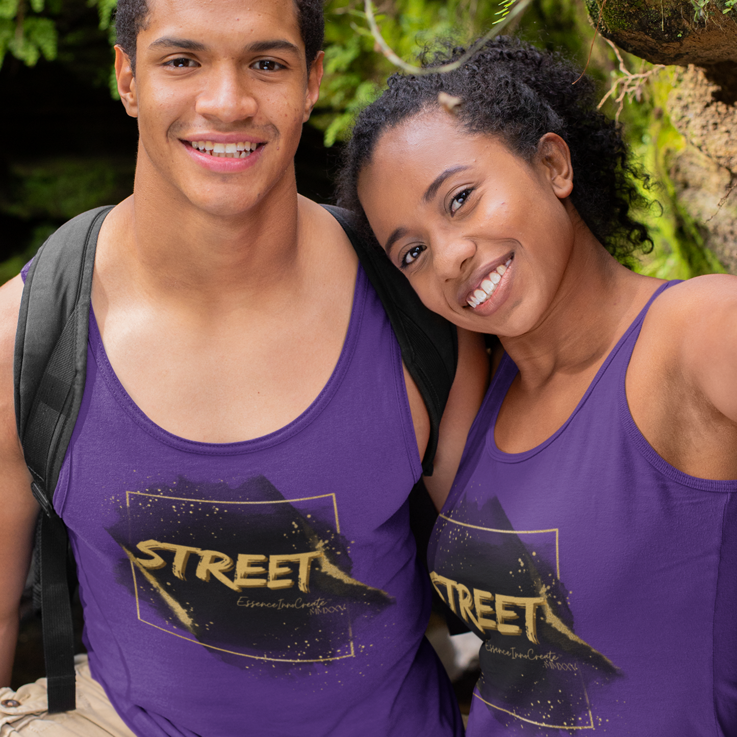 Street Wear Tank XVI | EssenceInnoCreate | Purple