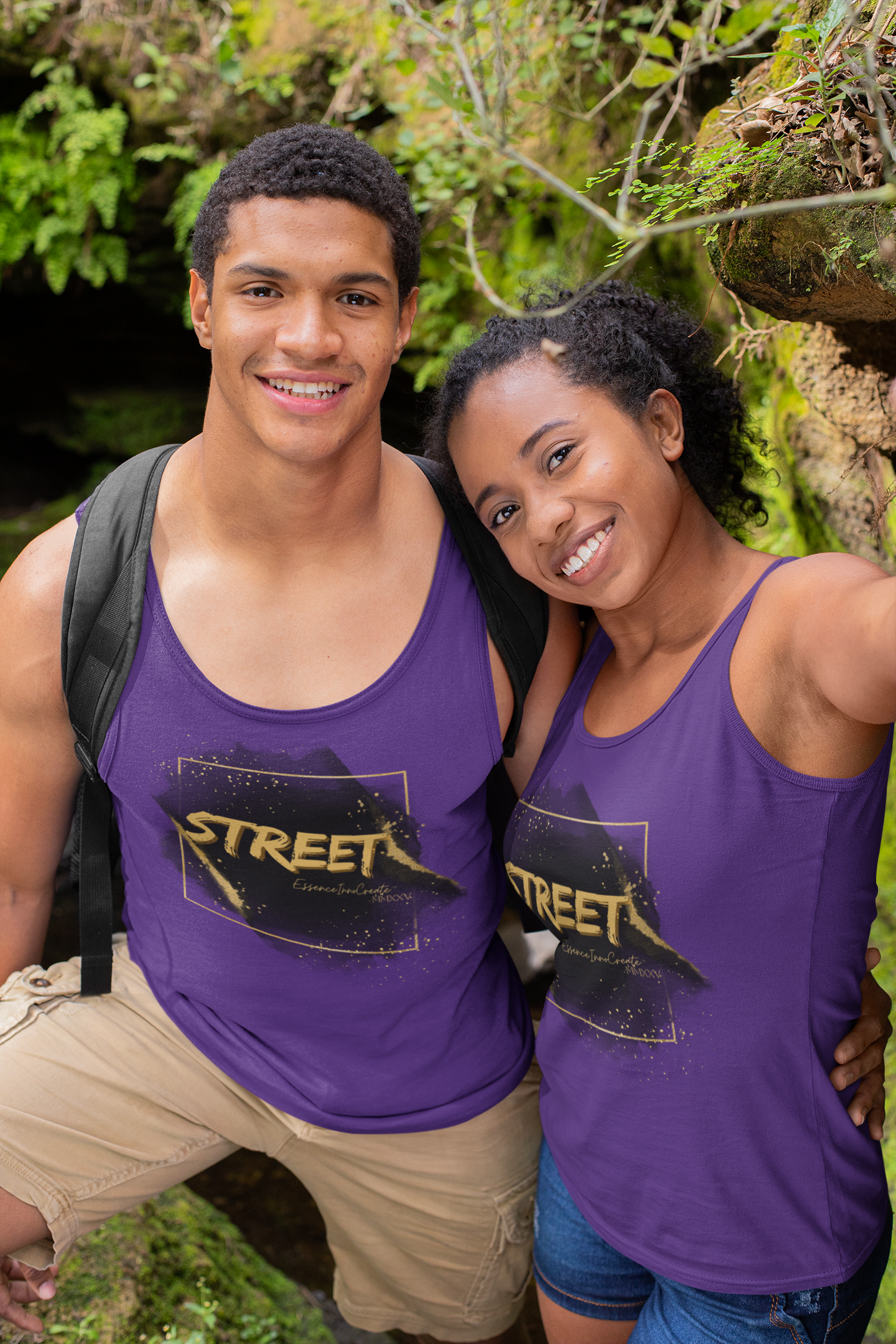 Street Wear Tank XVI | EssenceInnoCreate | Purple
