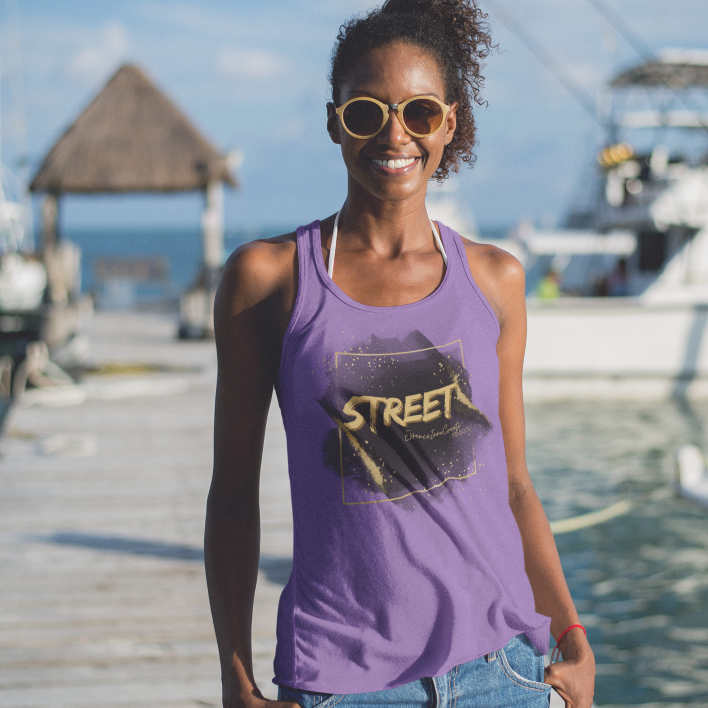 Street Wear Tank XIX | EssenceInnoCreate | Soft Purple
