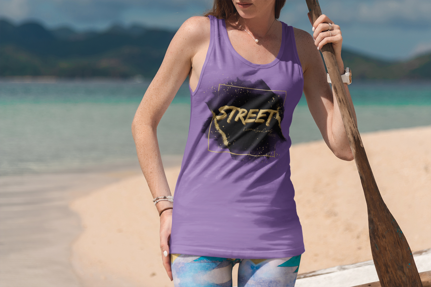 Street Wear Tank XIX | EssenceInnoCreate | Soft Purple