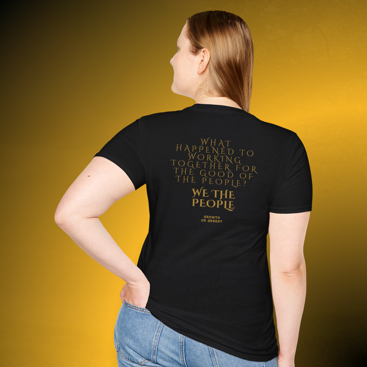 Essence Innovation Quiet Resolve Statement T-Shirt – I Will Remember in November Graphic Tee in Black