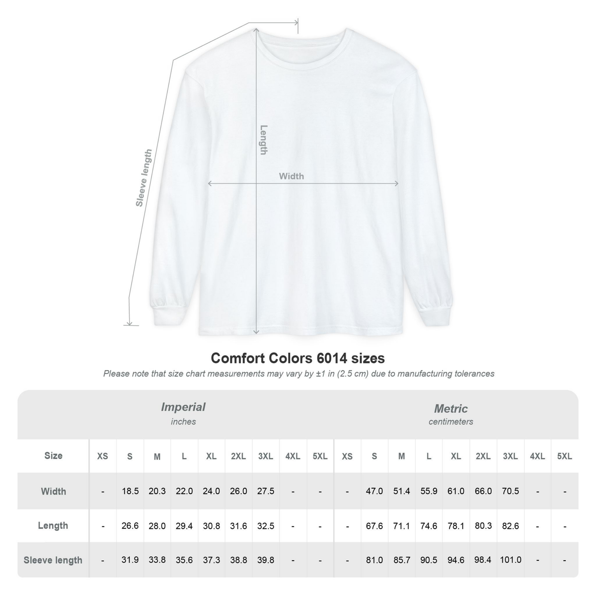 Quiet Resolve Long Sleeve Shirt – Reflective Statement Tee