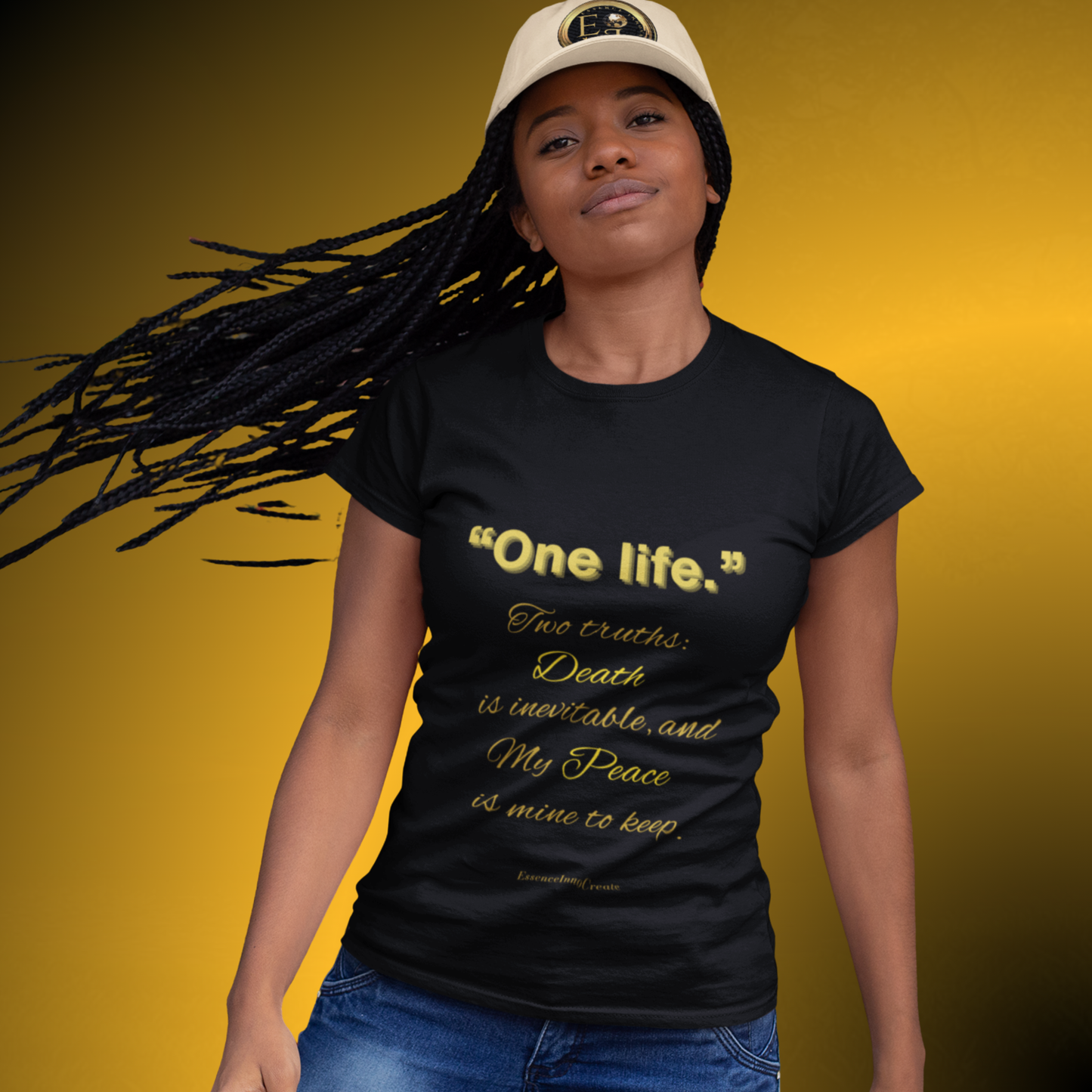 One Life T-Shirt – Minimal Inspirational Quote Tee