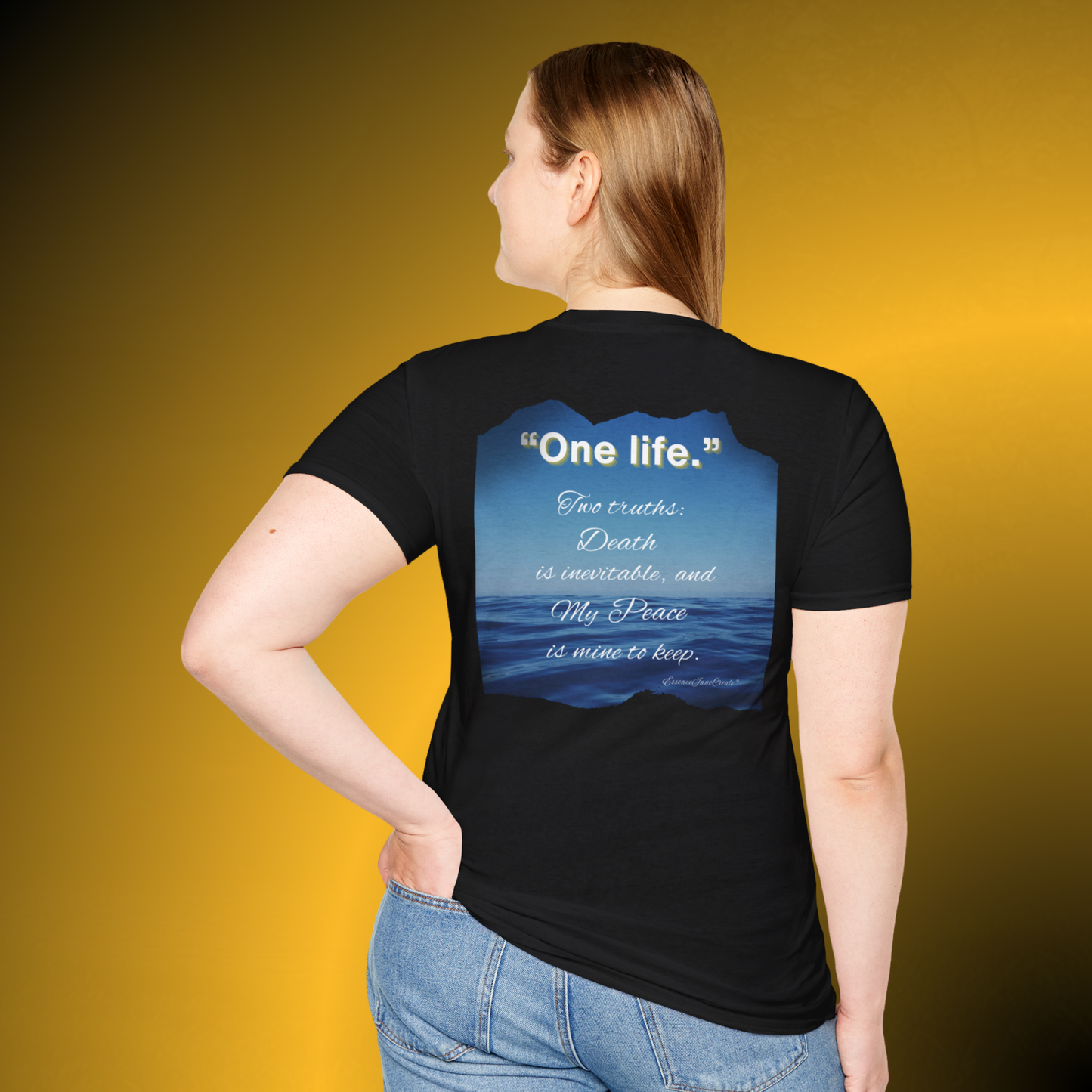 One Life Ocean Tee – Minimal Graphic T-Shirt