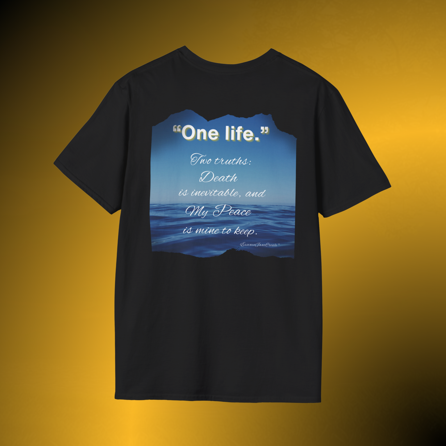 One Life Ocean Tee – Minimal Graphic T-Shirt