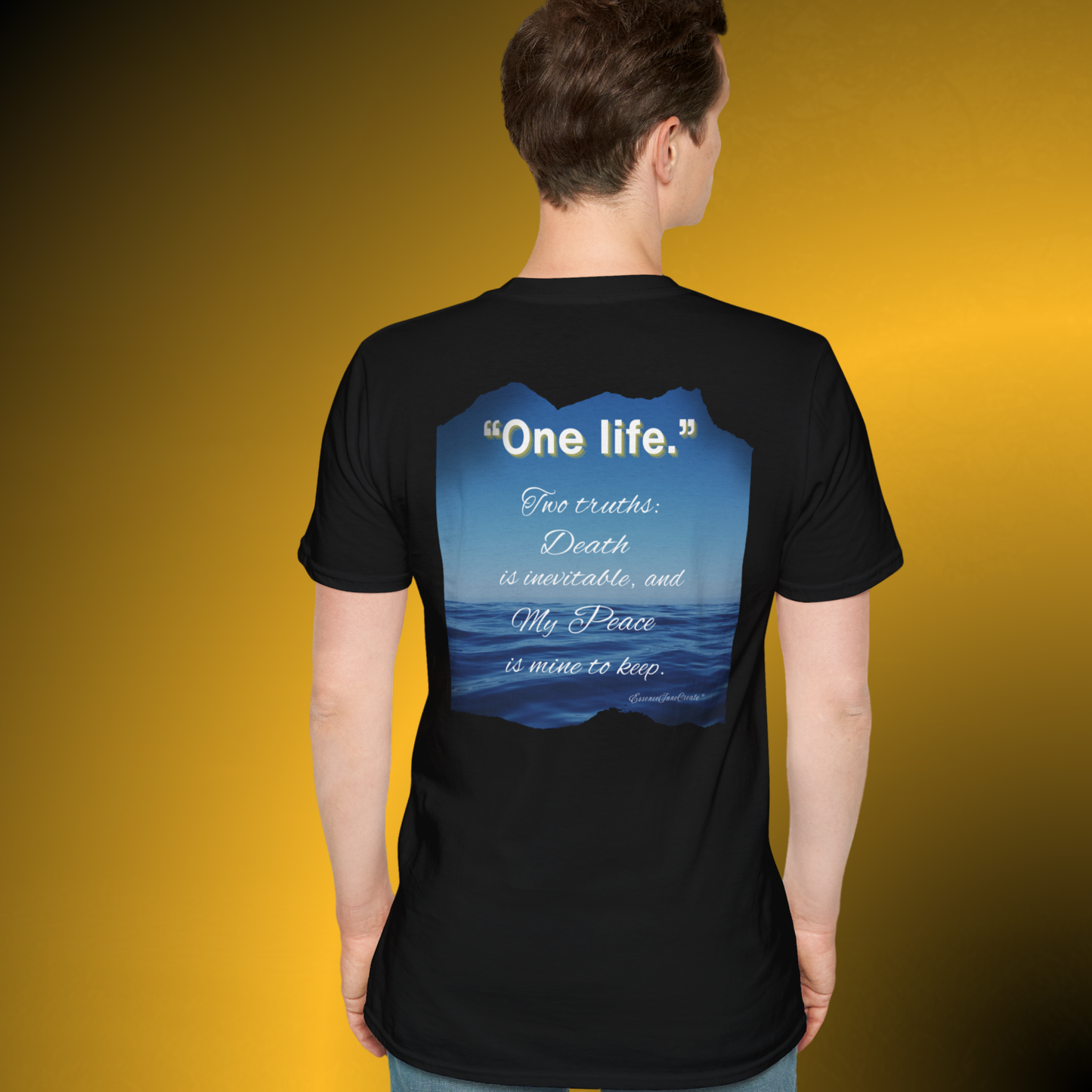 One Life Ocean Tee – Minimal Graphic T-Shirt
