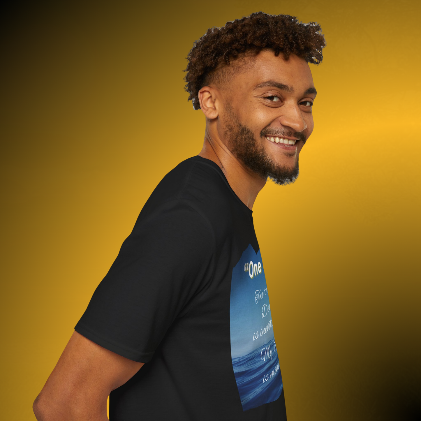 EssenceInnoCreate One Life Ocean Quote Tee | Inspirational Front Graphic T-Shirt