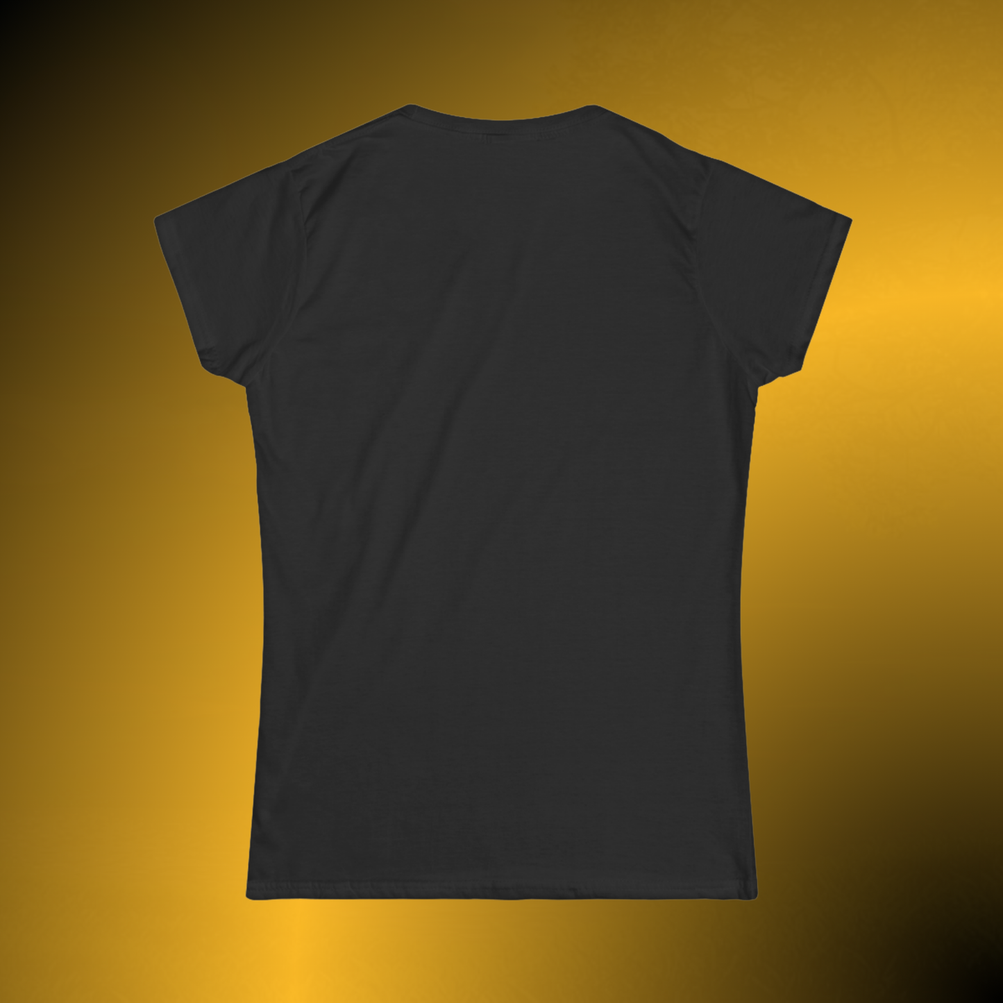 Design Meets Soul Women’s T-Shirt – Gold Graphic Tee