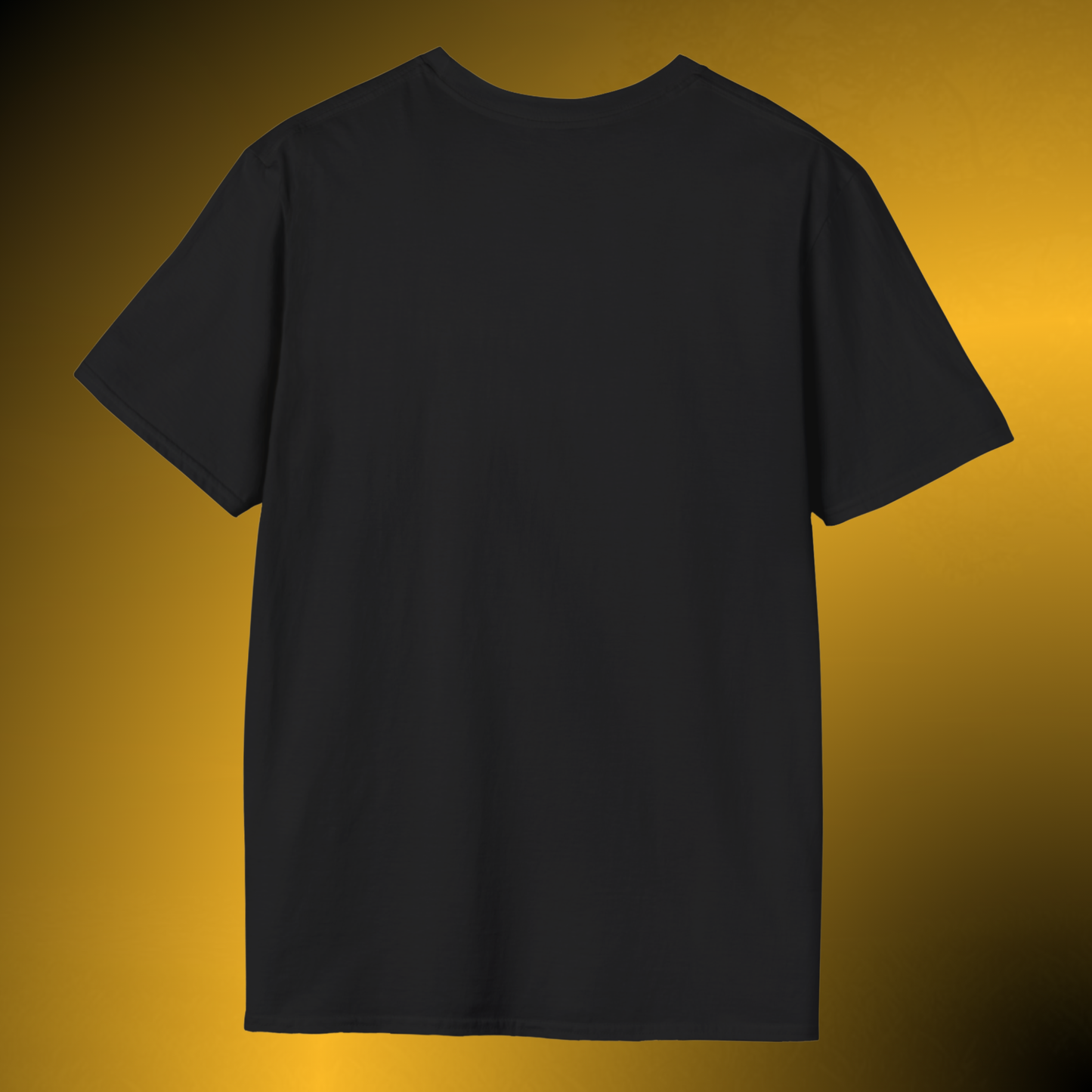 Design Meets Soul T-Shirt – Gold Graphic Streetwear Tee