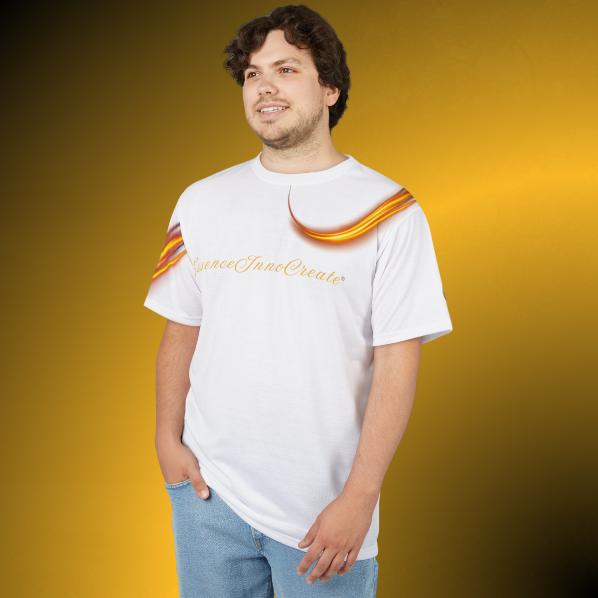 Trendsetter Flame Tee VI – White Luxury Streetwear Tee