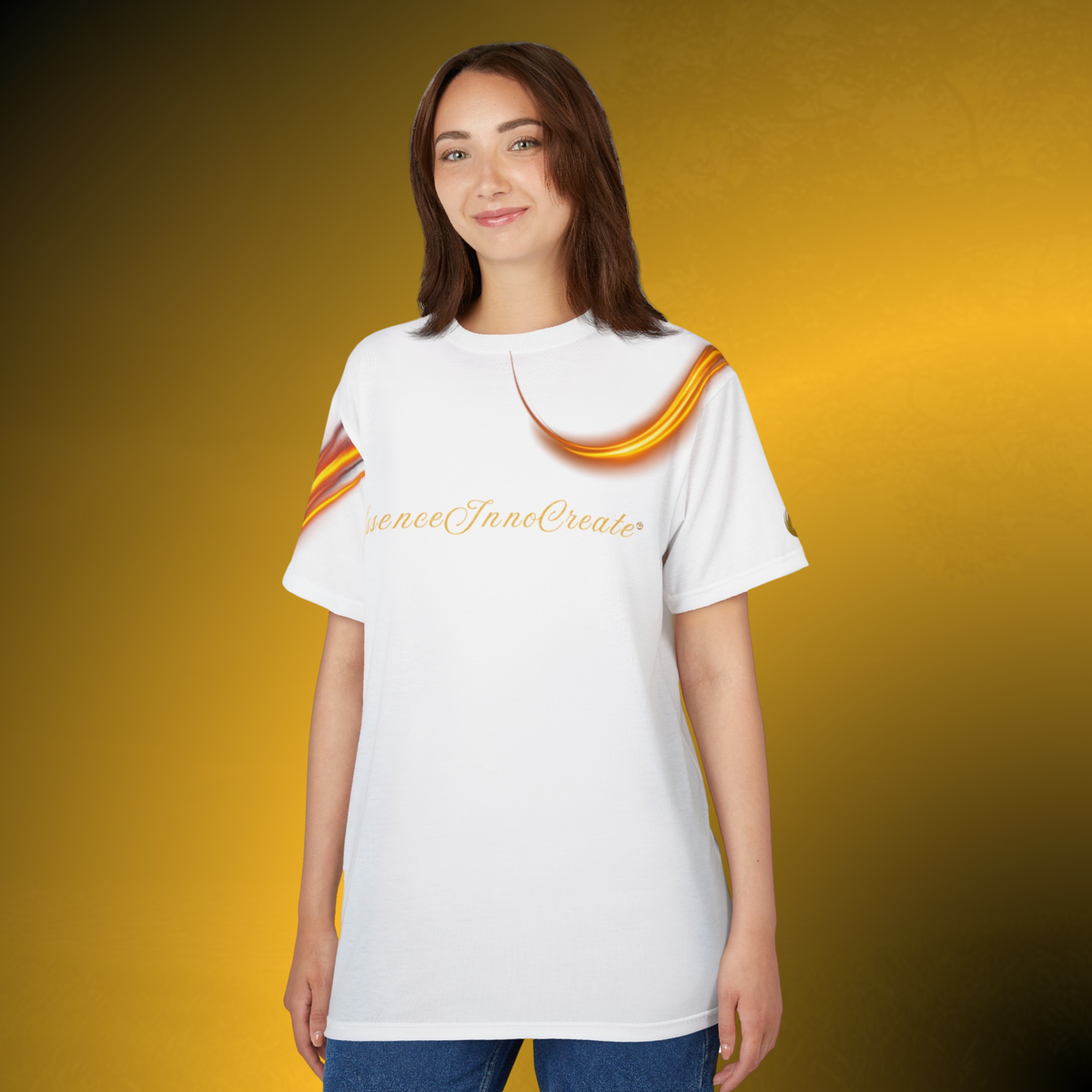 Trendsetter Flame Tee VI – White Luxury Streetwear Tee